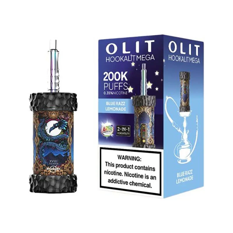 OLIT Hookalit Mega 200K with packaging at ZAZA Smoke Shop & Vapes in Kissimmee