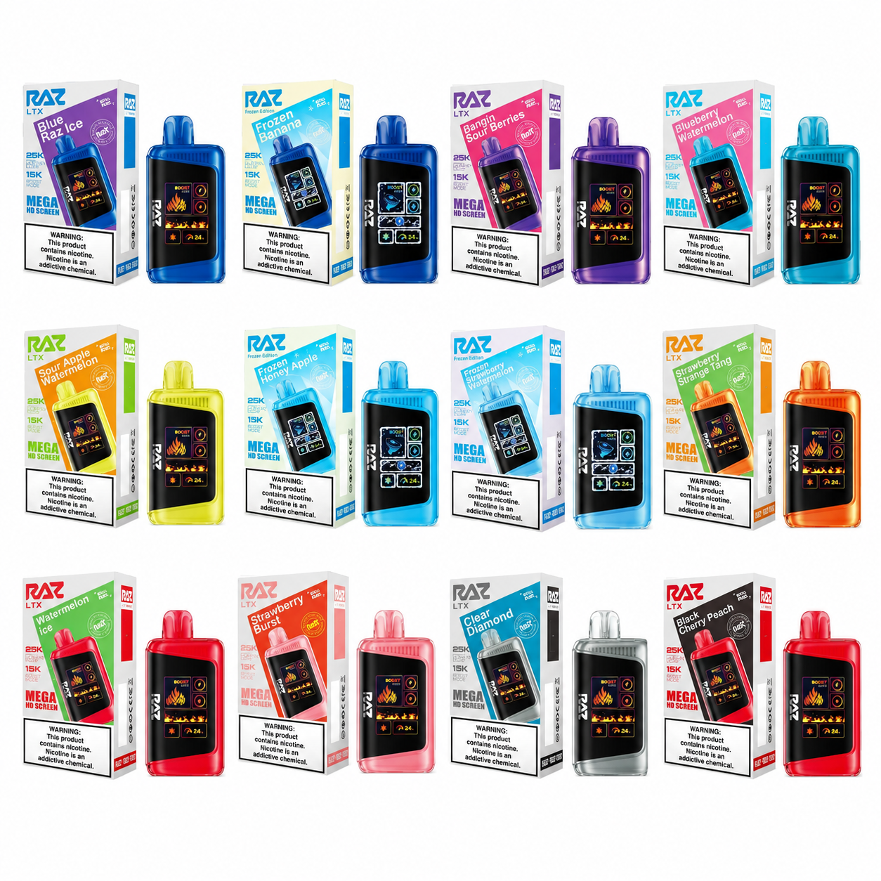 RAZ LTX 25000 disposable vape at ZAZA Smoke Shop & Vapes in Kissimmee