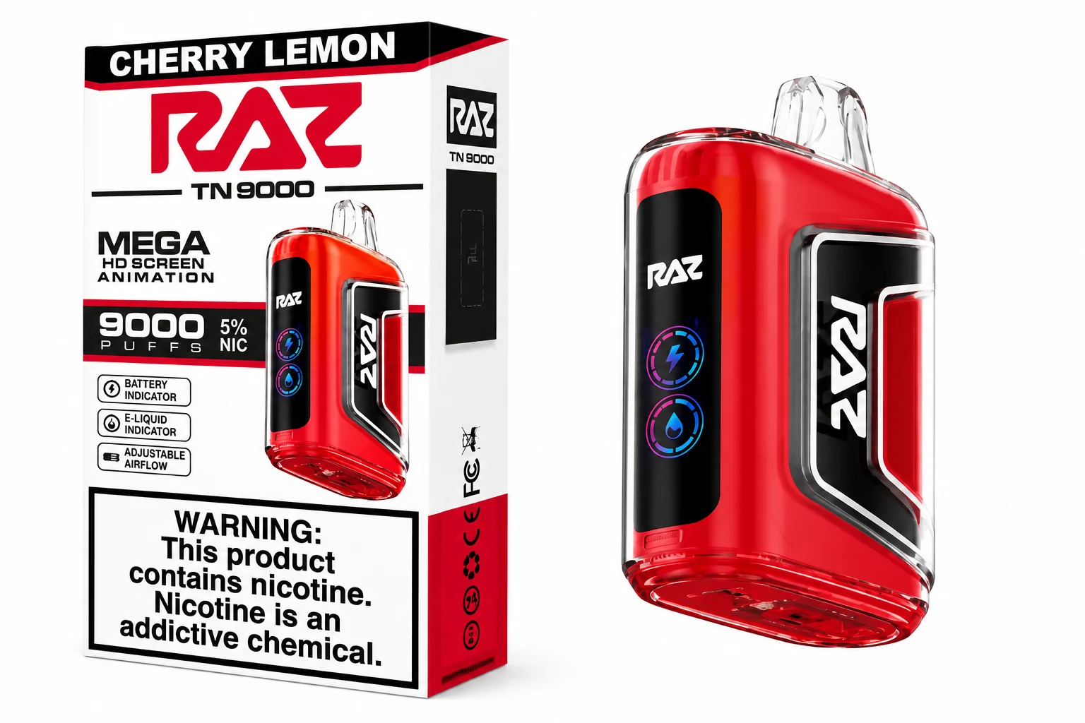 RAZ TN9000 Disposable Vape available at Zaza Smoke Shop & Vapes Kissimmee with fast local vape delivery.